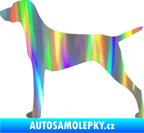 Samolepka Pes 052 levá Ohař Holografická