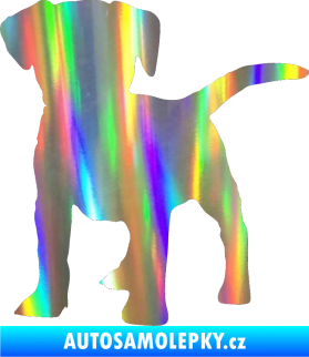 Samolepka Pes 056 levá štěně Holografická