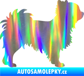Samolepka Pes 156 pravá čivava Holografická