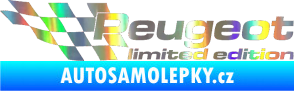 Samolepka Peugeot limited edition levá Holografická