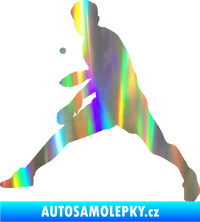 Samolepka Ping pong 002 levá Holografická