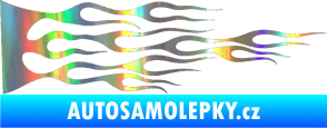 Samolepka Plameny 030 Holografická