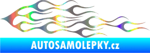 Samolepka Plameny 052 Holografická