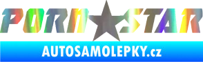 Samolepka Porn star  Holografická