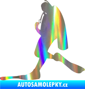 Samolepka Potápěč 007 levá Holografická