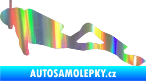 Samolepka Potápěč 009 levá Holografická