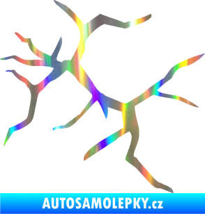 Samolepka Prasklina 007 Holografická
