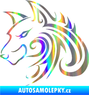 Samolepka Predator tattoo 001 levá Holografická