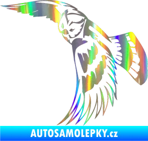 Samolepka Predators 081 levá sova Holografická