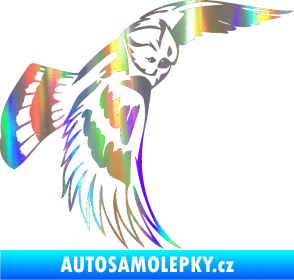 Samolepka Predators 081 pravá sova Holografická