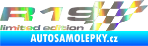 Samolepka R19 limited edition pravá Holografická