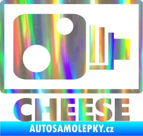 Samolepka Radar cheese Holografická