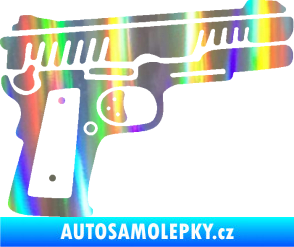 Samolepka Revolver 003 pravá Holografická