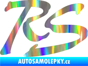 Samolepka RS nápis 002 Holografická
