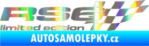 Samolepka RS6 limited edition pravá Holografická