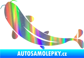 Samolepka Ryba 001 levá Holografická