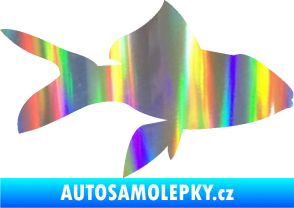 Samolepka Ryba 002 pravá Holografická