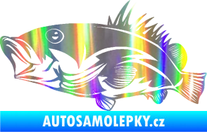 Samolepka Ryba 004 levá Holografická