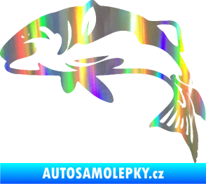 Samolepka Ryba 010 levá Holografická