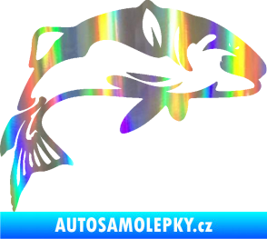Samolepka Ryba 010 pravá Holografická