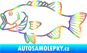 Samolepka Ryba 015 levá Holografická