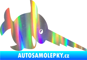 Samolepka Ryba 023 piloun pravá Holografická