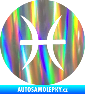 Samolepka Ryby 001 - horoskop Holografická