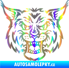Samolepka Rys 001 Holografická