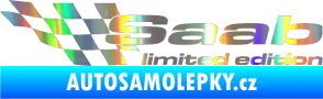 Samolepka Saab limited edition levá Holografická
