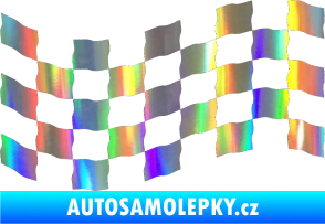 Samolepka Šachovnice 008 Holografická