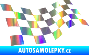 Samolepka Šachovnice 013 Holografická