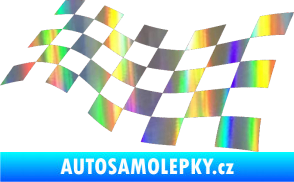 Samolepka Šachovnice 014 Holografická