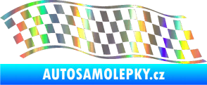 Samolepka Šachovnice 057 Holografická