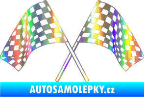 Samolepka Šachovnice 064 Holografická