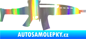Samolepka Samopal 002 pravá Holografická