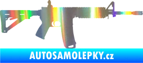 Samolepka Samopal 004 pravá Holografická