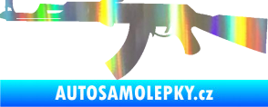 Samolepka Samopal 005 levá Holografická