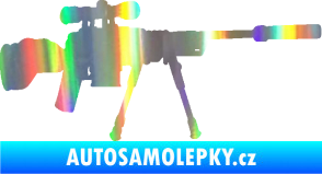 Samolepka Samopal 008 pravá Holografická