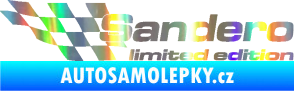 Samolepka Sandero limited edition levá Holografická