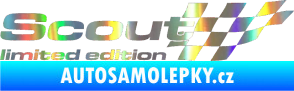 Samolepka Scout limited edition pravá Holografická