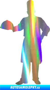 Samolepka Šéfkuchař 001 levá Holografická
