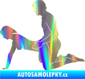Samolepka Sexy siluety 002 Holografická