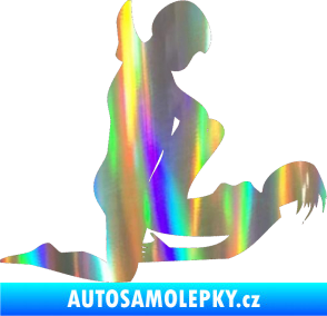 Samolepka Sexy siluety 006 Holografická