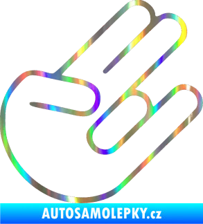 Samolepka Shocker pravá Holografická
