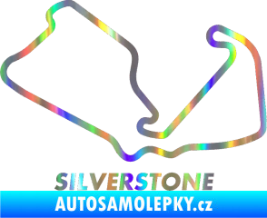 Samolepka Okruh Silverstone 2 Holografická