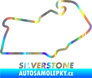 Samolepka Okruh Silverstone Holografická