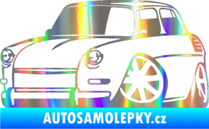 Samolepka Škoda 1000 karikatura levá Holografická