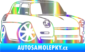 Samolepka Škoda 1000 karikatura pravá Holografická