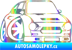 Samolepka Škoda 110r karikatura pravá Holografická