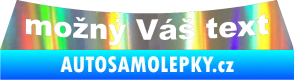 Samolepka Škoda Rapid - zadní Holografická